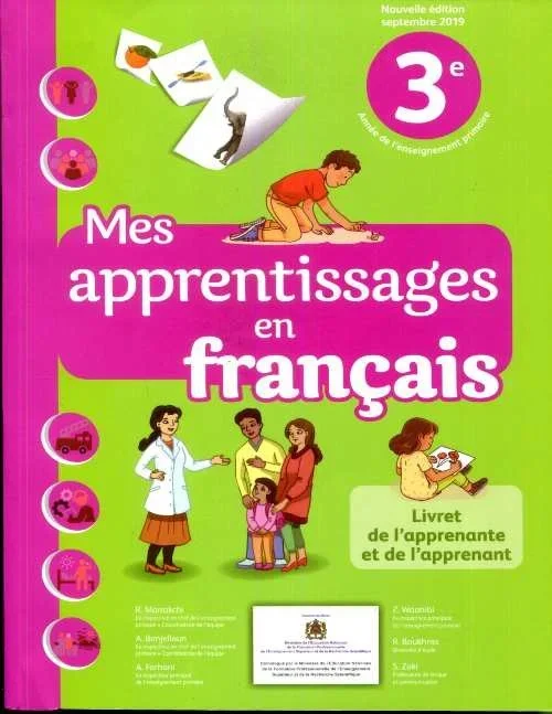 Mes apprentissages en français 3ème primaire élève manuel 2022