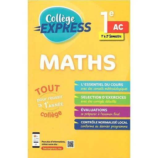 Collège Express Maths 1 AC 1 ET 2 Semestre