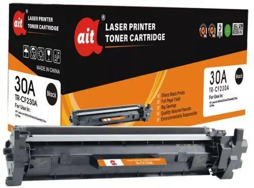 AIT 30A LaserJet Toner Cartridge (CF230A) Black