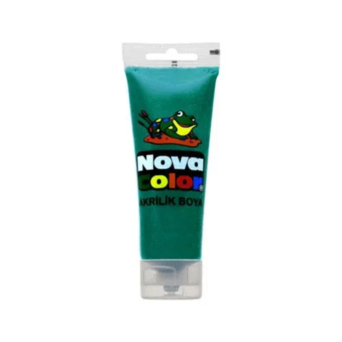 Peinture acrylique 75ml Vert NOVACOLOR Réf : NC-258