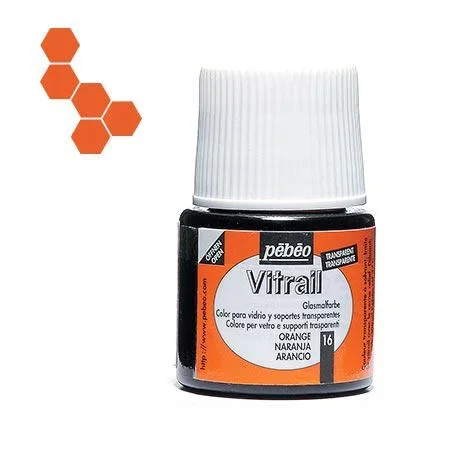 VITRAIL 16 PEBEO ORANGE 45ML