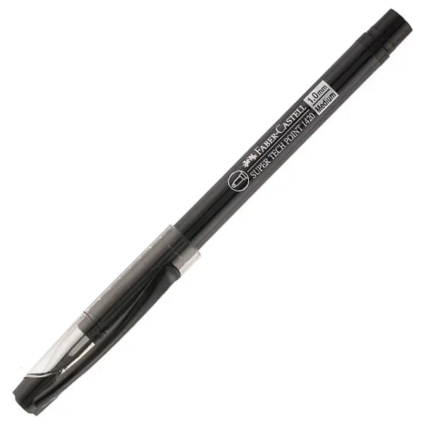 STYLO FABER CASTELL SUPER TECH POINT 1420 MEDIUM-1.0mm NOIR