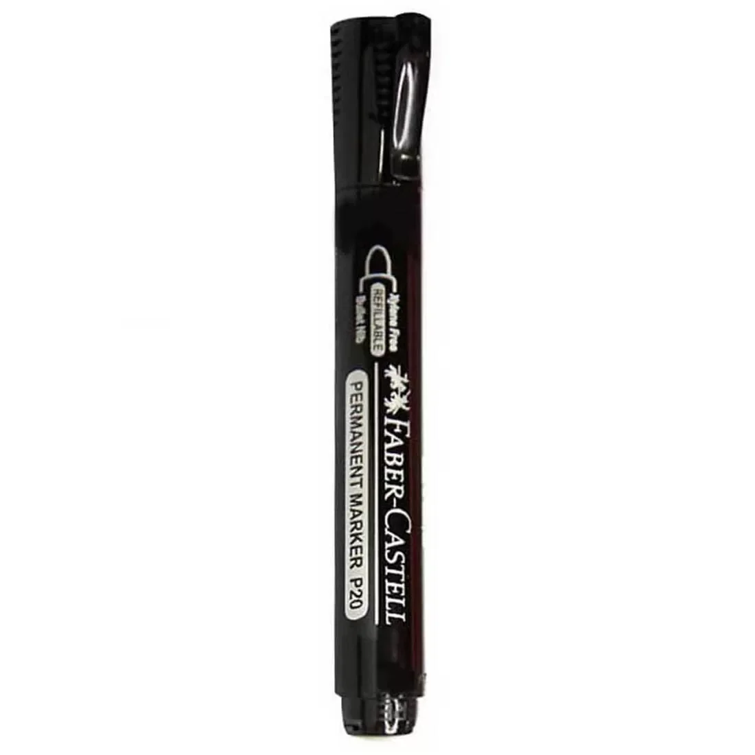 MARQEUR PERMANENT  P 50 REFILLABLE CHISEL NIB BLEU - FABER CASTELL