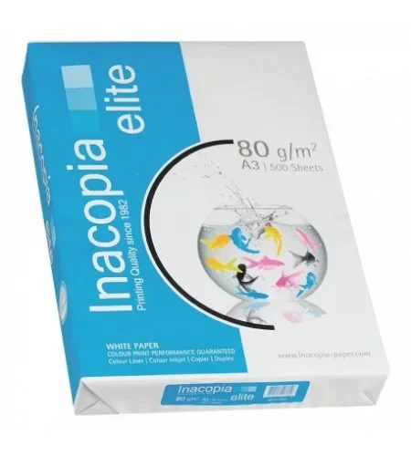 RAMETTE PAPIER A3 INACOPIA 80 g/m² A4 500F