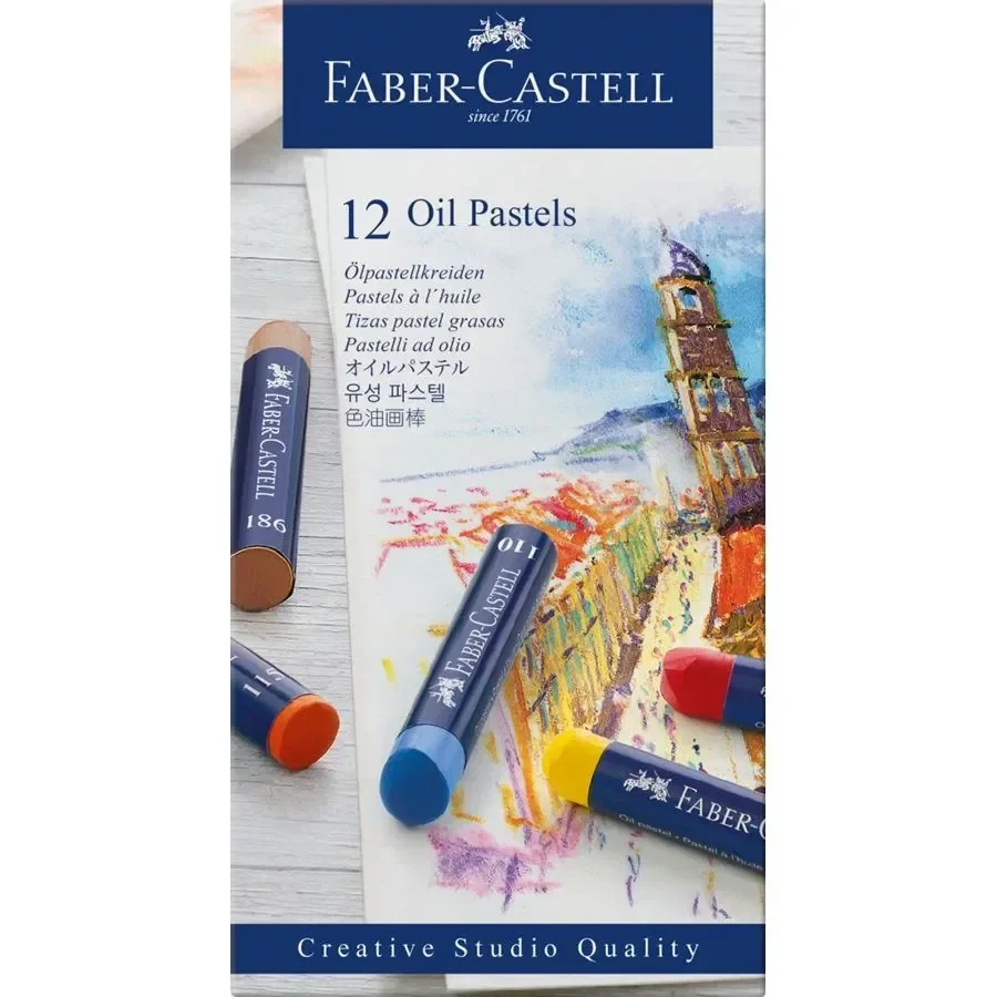 12 PASTELS A L'HUILE STUDIO -  FABER CASTELL