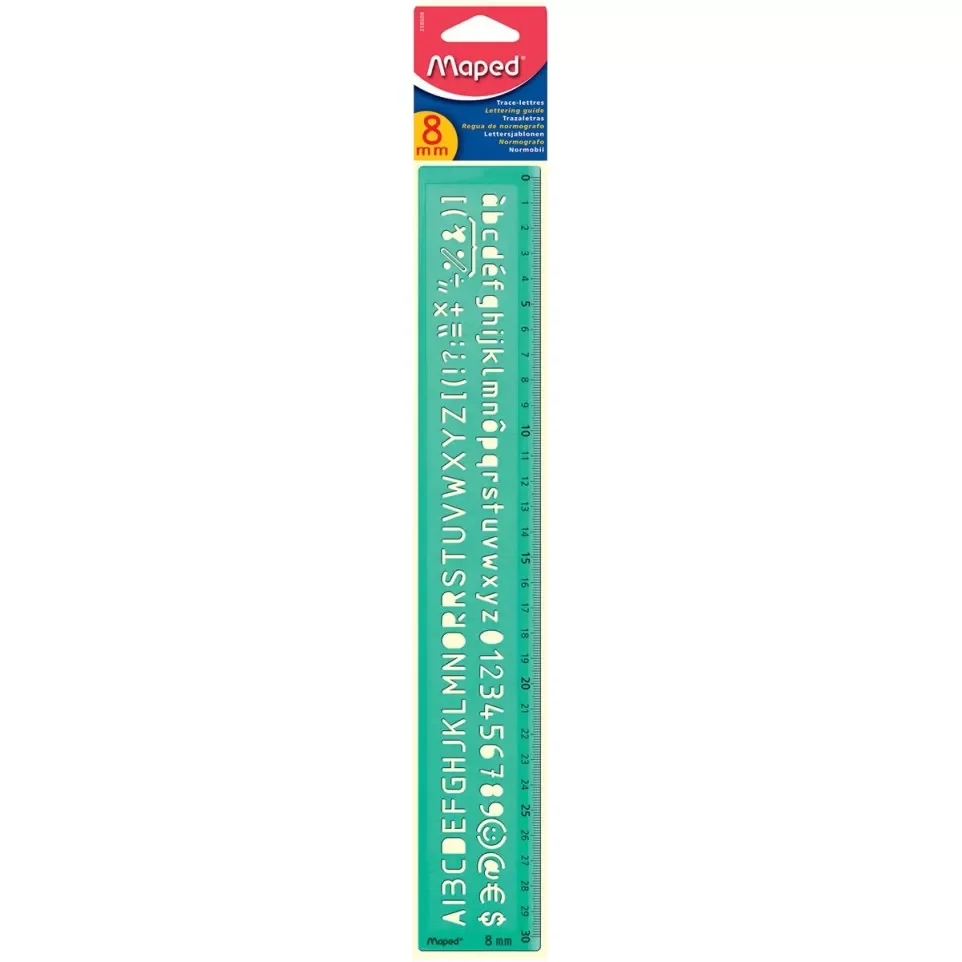 TRACE LETTRE 6-8-10MM MAPED