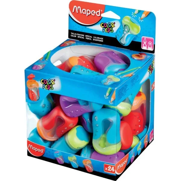 TAILLE CRAYONS COLOR'PEPS 2 TROUS RESERVE DISPLAY  -  MAPED