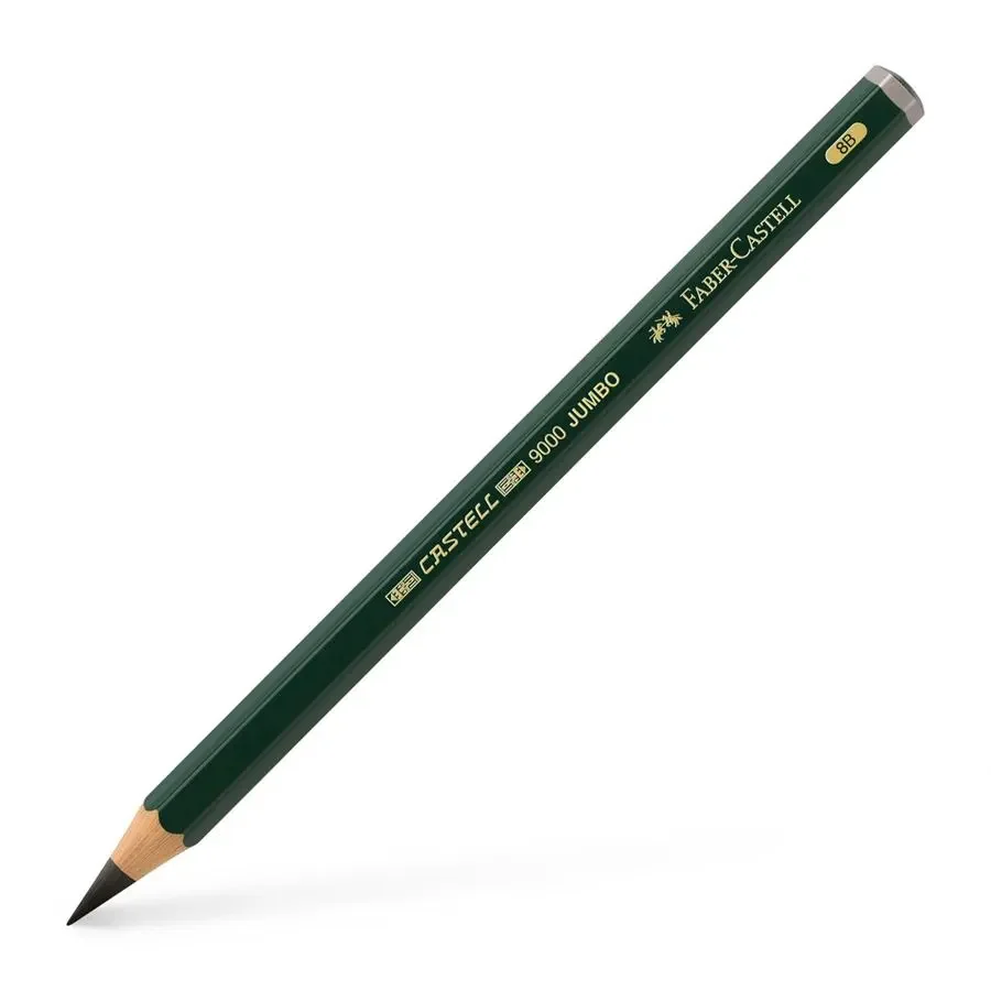 CRAYON GRAPHITE 9000 JUMBO 8B   - FABER CASTELL