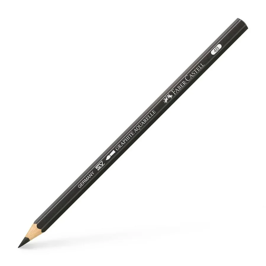 CRAYONS GRAPHITES AQUARELLE   4B  - FABER CASTELL