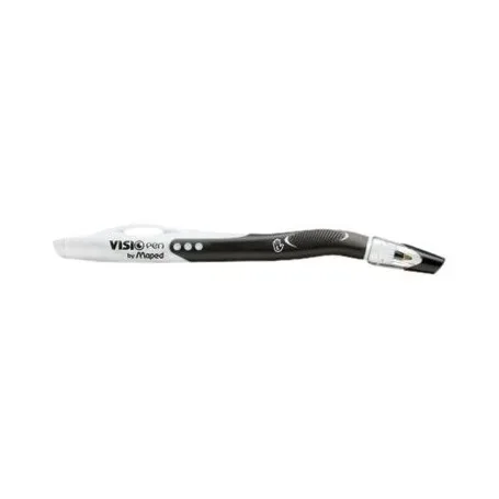 STYLO BILLE CAP VISIO GAUCHER NOIR - MAPED